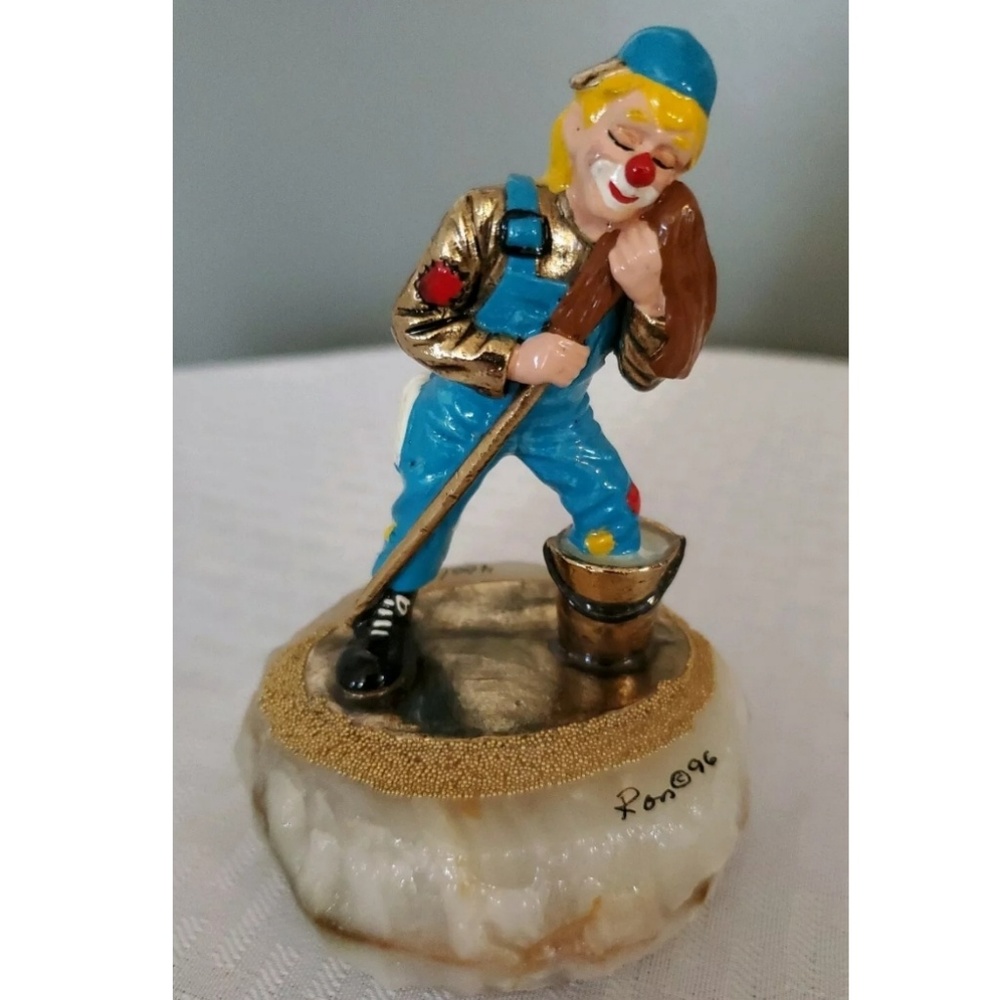 Ron Lee 1996 Mop Of My Heart Clown Collector